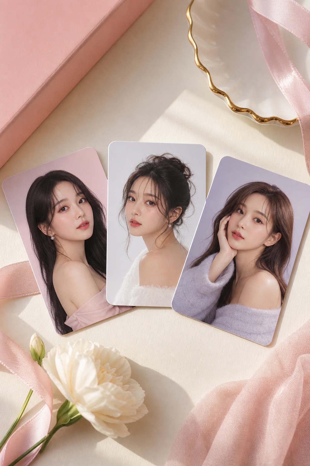 Personal Korean-style photocard set sample